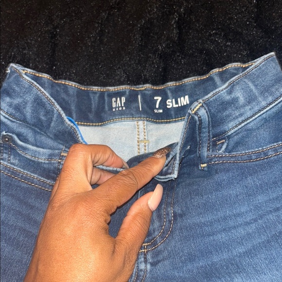 Stylish Kids Blue Jeans Set - Picture 2 of 3